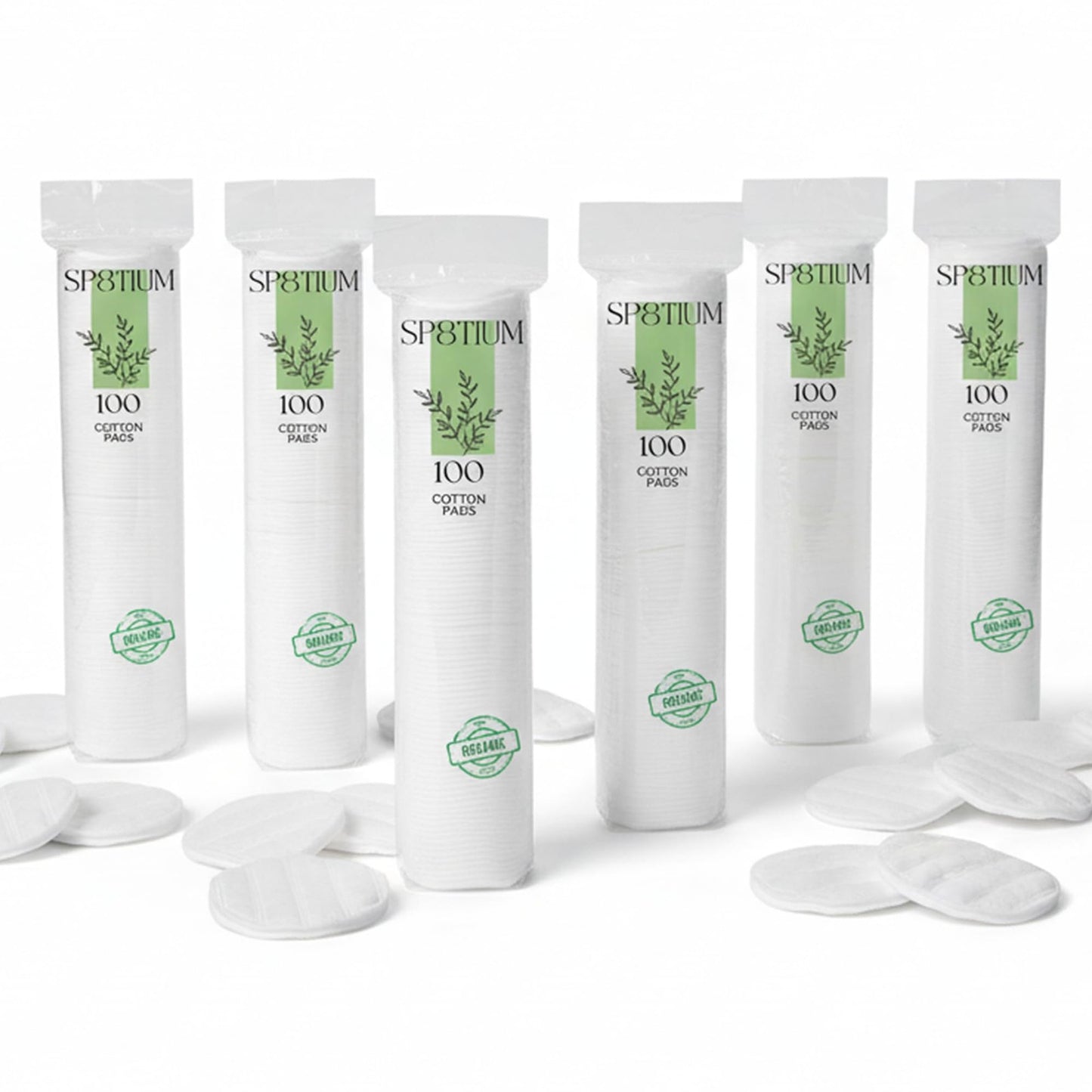 SP8TIUM Cotton Pads Non-Fleecing No Shed Makeup Remover