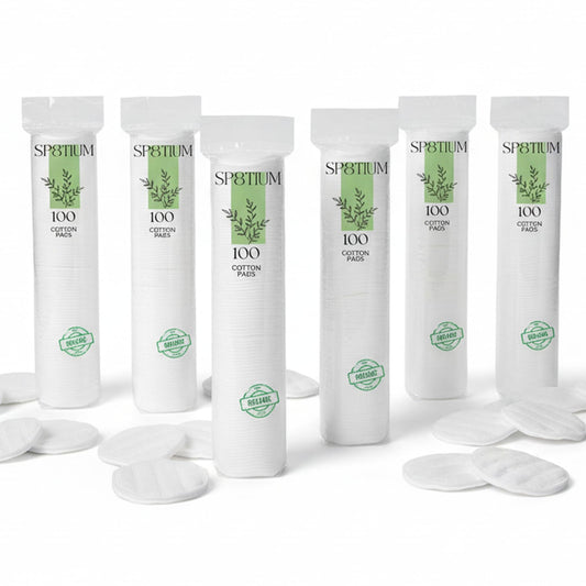 SP8TIUM Cotton Pads Non-Fleecing No Shed Makeup Remover